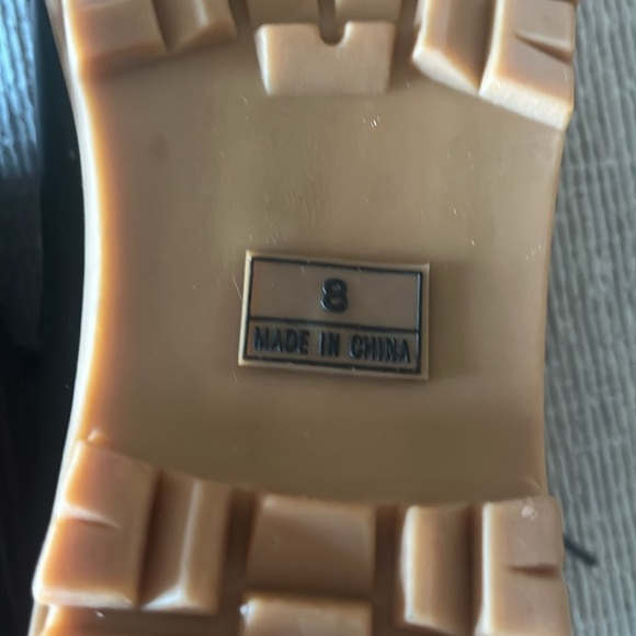 Vintage 2000s y2k Bay Area Traders Duck waterproof Shoes Rain Boots fleece lined - Picture 8 of 9